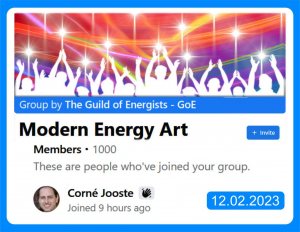 The Modern Energy Art Group Has 1,000 Members! The Modern Energy Art Group Has 1,000 Members!