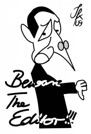 Beware The Editor! Drawing by Silvia Hartmann Beware The Editor! Drawing by Silvia Hartmann